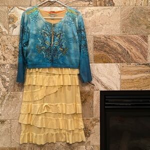Jonathan Martin dress/ LOVE amour jacket